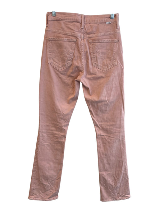 Mother Superior Size 26 Pink Cotton High Rise Zip Fly 5 Pocket Straight Jeans Pink / 26