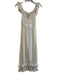 Cleobella Size XS Ivory Cotton Hand Crochet Slip Inc Midi Sleeveless Dress Ivory / XS