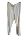 Marie Oliver Size 6 Ivory Polyester Back Zip Flat Front Straight Cut Pants Ivory / 6