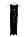 Helmut Lang Size Medium Black, White & Gray Cotton Ribbed Sleeveless Dress Black, White & Gray / Medium