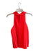 A.L.C. Size 4 Neon Orange Polyester Sleeveless High Neck pleats Keyhole Back Top Neon Orange / 4
