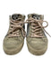 Golden Goose Shoe Size 39 Gray & Taupe Leather Upper Glitter Accent Sneakers Gray & Taupe / 39