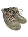 Golden Goose Shoe Size 39 Gray & Taupe Leather Upper Glitter Accent Sneakers Gray & Taupe / 39
