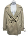 Burberry Size 48 Beige Polyester & Cotton Double Breasted Pockets Jacket Beige / 48