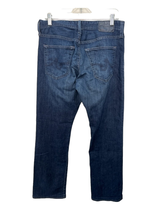AG Size 31 Medium Wash Cotton Straight Leg Zip Fly Men's Jeans 31