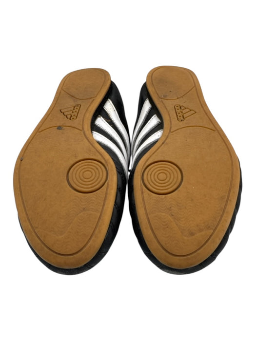 Adidas Shoe Size 5.5 Black & White Leather Slip On Martial Arts Sneakers Black & White / 5.5