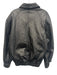 Cougar Leather Size M Black Leather Solid Zip UP Men's Jacket Black / M