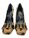 Tory Burch Shoe Size 8 Beige & Brown Pony Hair Square Toe Animal Print Pumps Beige & Brown / 8