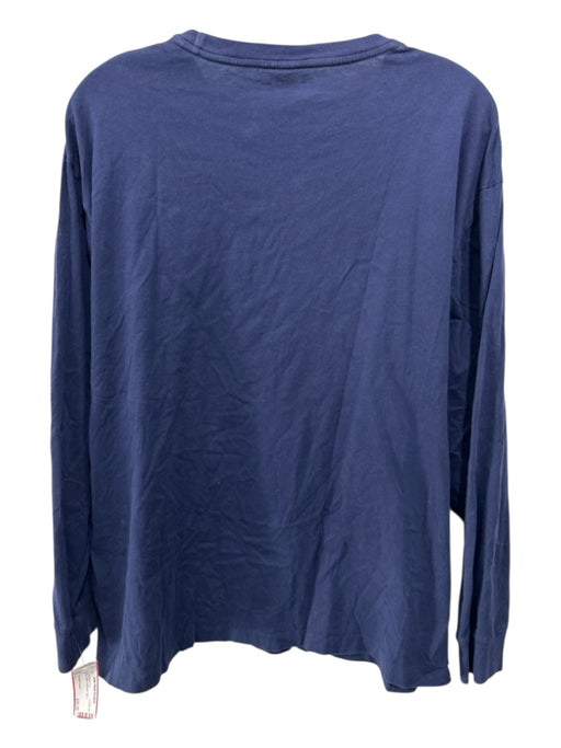 Polo Ralph Lauren Size L Blue Cotton Men's Long Sleeve Top Blue / L