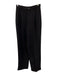 Ralph Lauren Blue Size 4 Black & Gray Wool Zip Fly High Rise Plaid Pants Black & Gray / 4