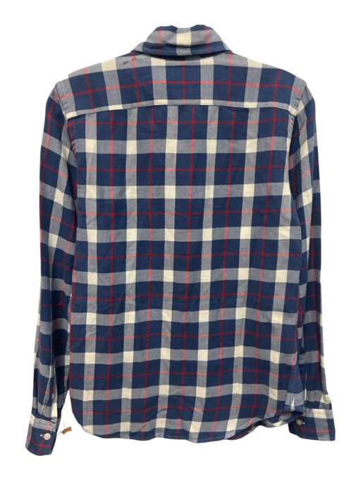 Ralph Lauren NWT Size XS Blue & White Cotton Blend Plaid Men's Long Sleeve Shirt Blue & White / XS