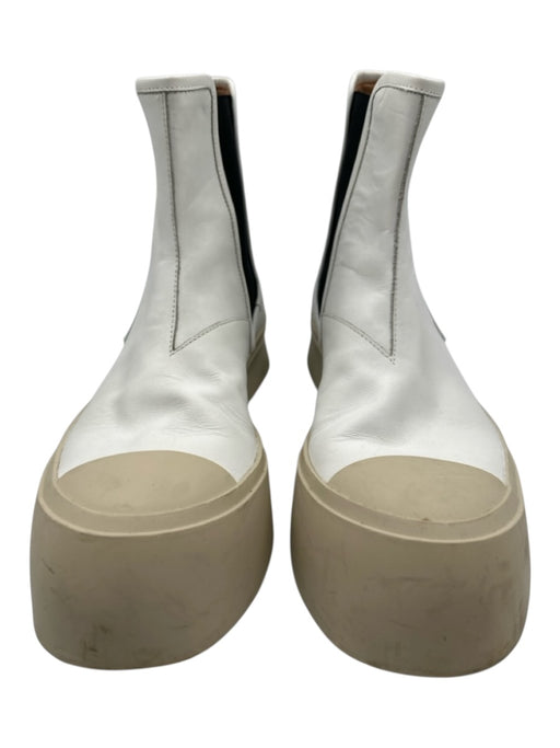 Marni Shoe Size 41 AS IS White Leather Solid Boot Men's Shoes White / 41