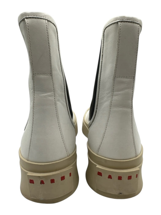 Marni Shoe Size 41 AS IS White Leather Solid Boot Men's Shoes White / 41