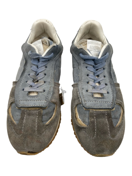 Maison Margiela Shoe Size 42 AS IS Grey & Blue Suede Low Top Men's Shoes 42