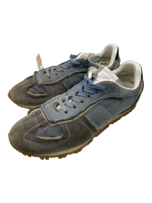Maison Margiela Shoe Size 42 AS IS Grey & Blue Suede Low Top Men's Shoes 42