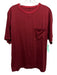 Lululemon Size Est XL Red Synthetic Solid Athletic T Shirt Men's Short Sleeve Red / Est XL