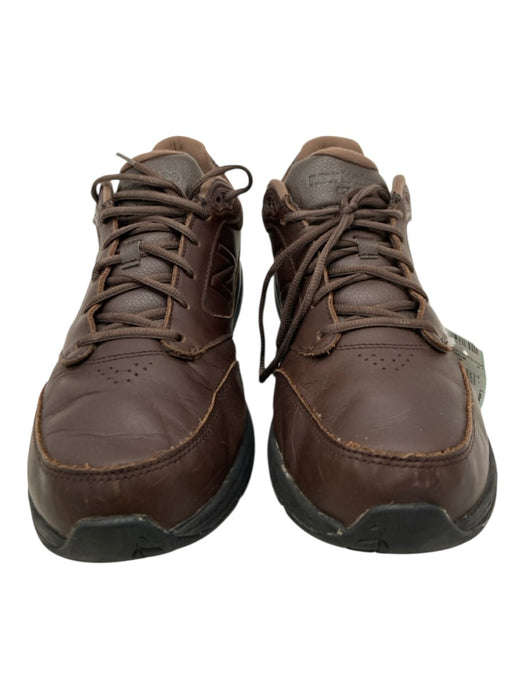 New Balance Shoe Size 10.5 Dark Brown Leather Solid Training Men's Shoes Dark Brown / 10.5