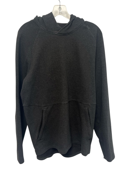 Lululemon Size L Gray Synthetic Textured Hoodie Men's Jacket Gray / L