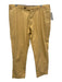 Sid Mashburn Size 40 Tan Cotton Solid Khaki Cuffed Men's Pants Tan / 40