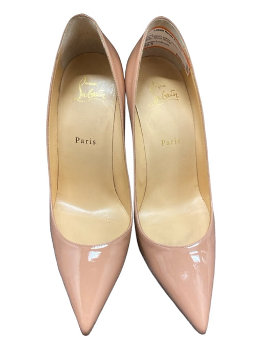 Christian Louboutin Shoe Size 39.5 nude Patent Leather Pointed Toe Shoes nude / 39.5
