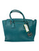 Michael Kors Green Leather Zip Close Hand & Crossbody Bag Green