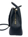 Michael Kors Black Leather Zip Close Hand & Crossbody Bag Black