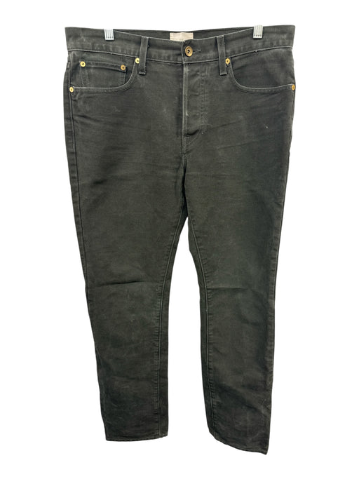 Sid Mashburn Size Est 32 Dark Green Cotton Solid Khaki Weighted Men's Pants Dark Green / Est 32