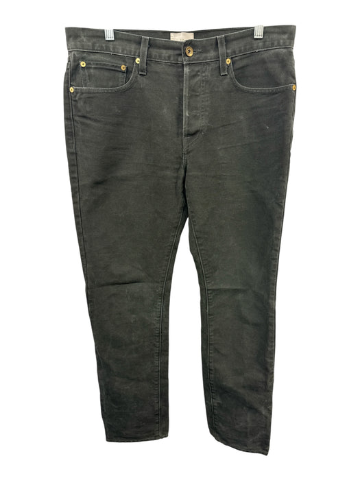 Sid Mashburn Size Est 32 Dark Green Cotton Solid Khaki Weighted Men's Pants Dark Green / Est 32
