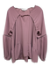 CROSBY by Mollie Burch Size M Purple Polyester V Neck Long Sleeve Top Purple / M