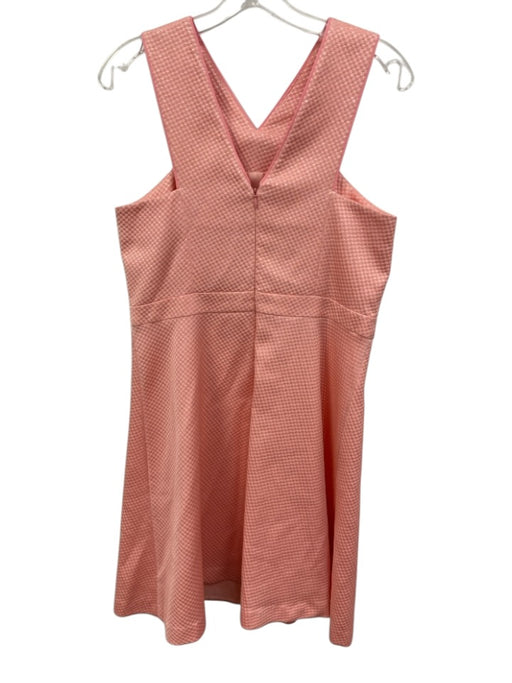Shoshanna Size M / 8 Peach Pink Cotton & Polyester Blend Metallic Thread Dress Peach Pink / M / 8
