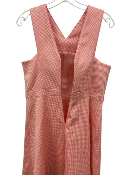 Shoshanna Size M / 8 Peach Pink Cotton & Polyester Blend Metallic Thread Dress Peach Pink / M / 8