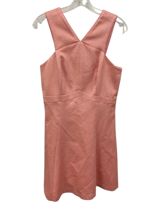 Shoshanna Size M / 8 Peach Pink Cotton & Polyester Blend Metallic Thread Dress Peach Pink / M / 8