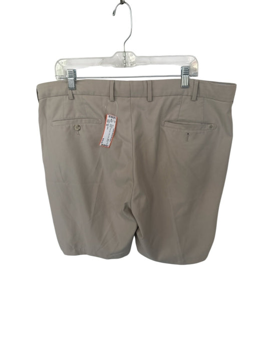 Peter Millar Size 40 Khaki Polyester Solid Golf Men's Shorts Khaki / 40