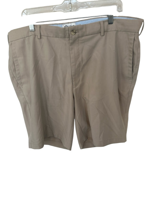 Peter Millar Size 40 Khaki Polyester Solid Golf Men's Shorts Khaki / 40