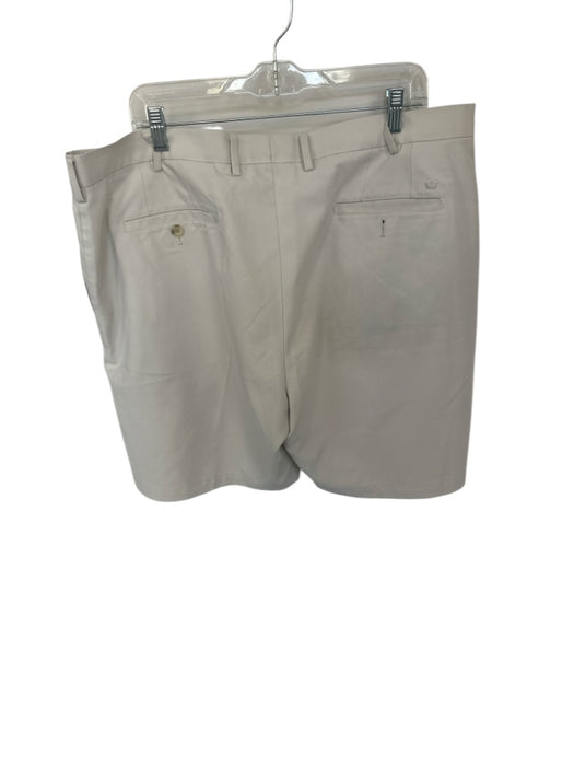 Peter Millar Size 40 Khaki Polyester Solid Golf Men's Shorts Khaki / 40
