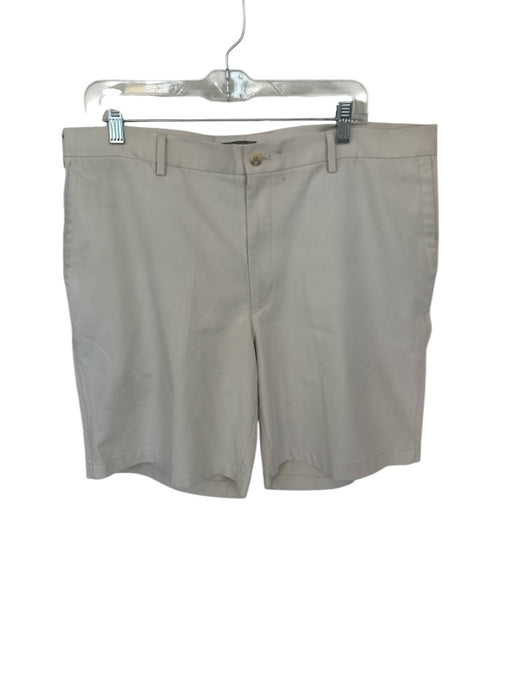 Peter Millar Size 40 Khaki Polyester Solid Golf Men's Shorts Khaki / 40