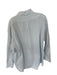Dick Ferguson's Size XL Blue & White Stripes Collar Long Sleeve Men's Shirt Blue & White / XL
