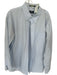 Dick Ferguson's Size XL Blue & White Stripes Collar Long Sleeve Men's Shirt Blue & White / XL