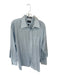 Dick Ferguson's Size XL Light Blue & Navy Plaid Collar Long Sleeve Men's Shirt Light Blue & Navy / XL