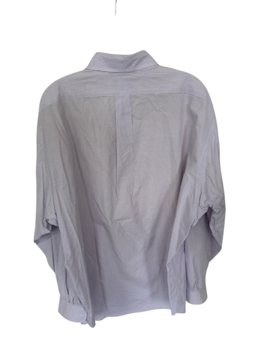 Ralph Lauren Size XL Purple & White Plaid Collar Button up Men's Shirt Purple & White / XL