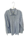 Alan Paine Size XXL Blue & White Cotton Blend Gingham Collar Men's Shirt Blue & White / XXL