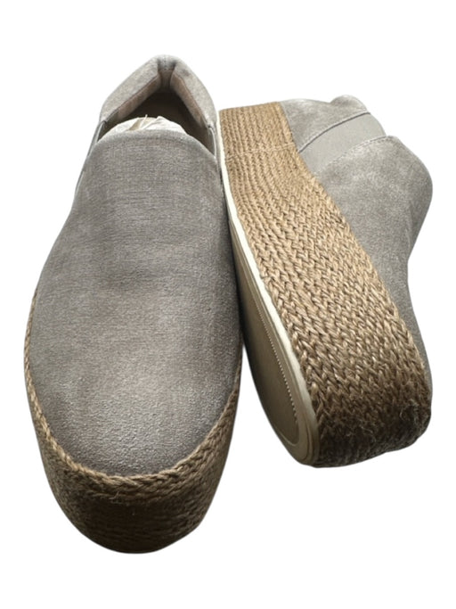 Vince Shoe Size 6.5 Gray & Tan Suede Espadrille Platform Sneakers Gray & Tan / 6.5