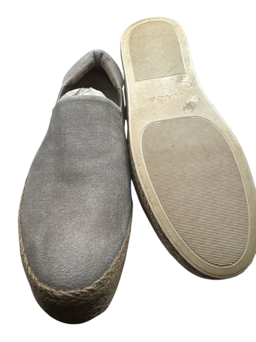 Vince Shoe Size 6.5 Gray & Tan Suede Espadrille Platform Sneakers Gray & Tan / 6.5