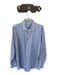 Peter Millar Size XXL Purple & Blue Print Cotton Grid Button Down Men's Shirt Purple & Blue Print / XXL