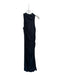 A.L.C. Size 6 Midnight Navy Viscose Cowl Neck Drawstring Back Zip Gown Midnight Navy / 6