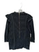 Something Navy Size M Black & White Cotton Blend Long Sleeve Ruffles Dress Black & White / M