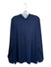 Peter Millar Navy Polyester Solid Long Sleeve Athletic Men's Hoodie Navy / XXL
