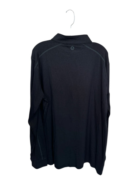 Tasc NWT Black & White Polyester UGA Half Zip Athletic Men's Pullover Black & White / XXL