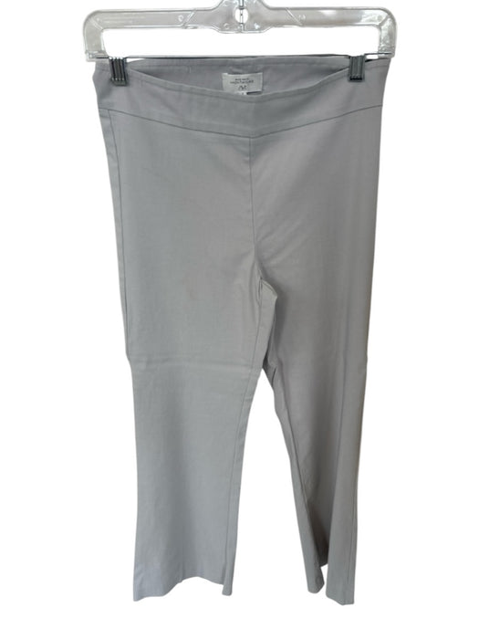 Avenue Montaigne Size 4 Light Gray Viscose Blend Elastic Waist Flare Pants Light Gray / 4