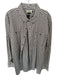 Tom Beckbe Size XXL Brown & White Cotton Grid Button Down Men's Shirt Brown & White / XXL